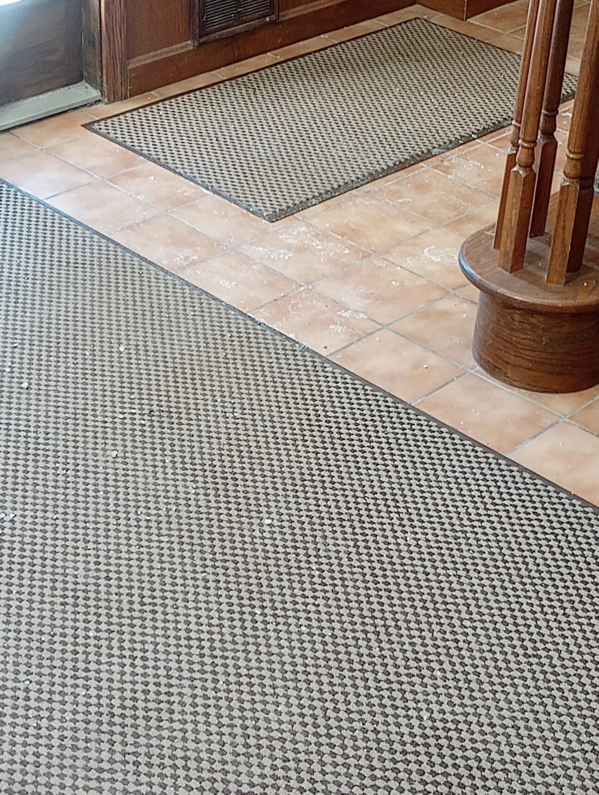 Entryway Floor Care — before cleaning